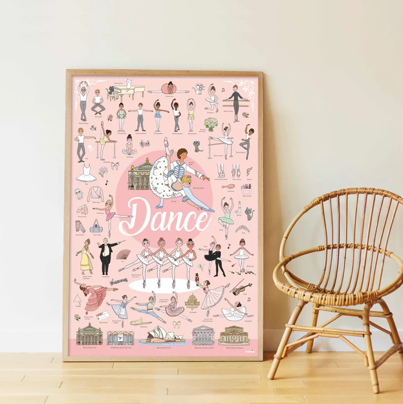 poppikposterstickerdanseclassiqueenfantsaffiche1