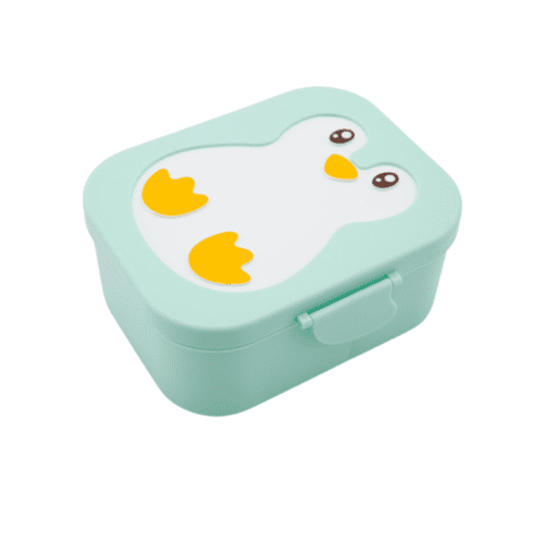 YUKO.B: Δοχείο φαγητού/ Snack box Penguin Mint