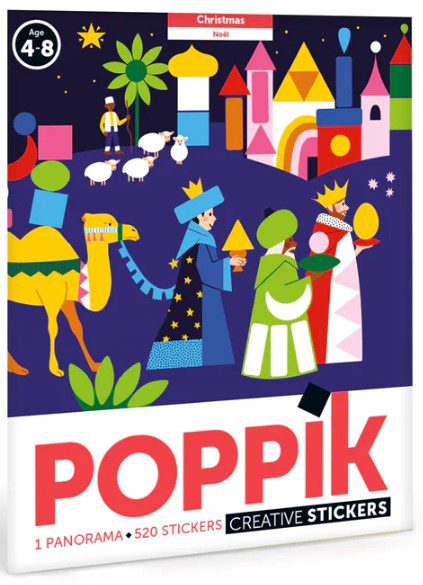 poppik-xristougenna1 Μεγάλο Μωσαϊκό με 520 αυτοκόλλητα – Χριστούγεννα