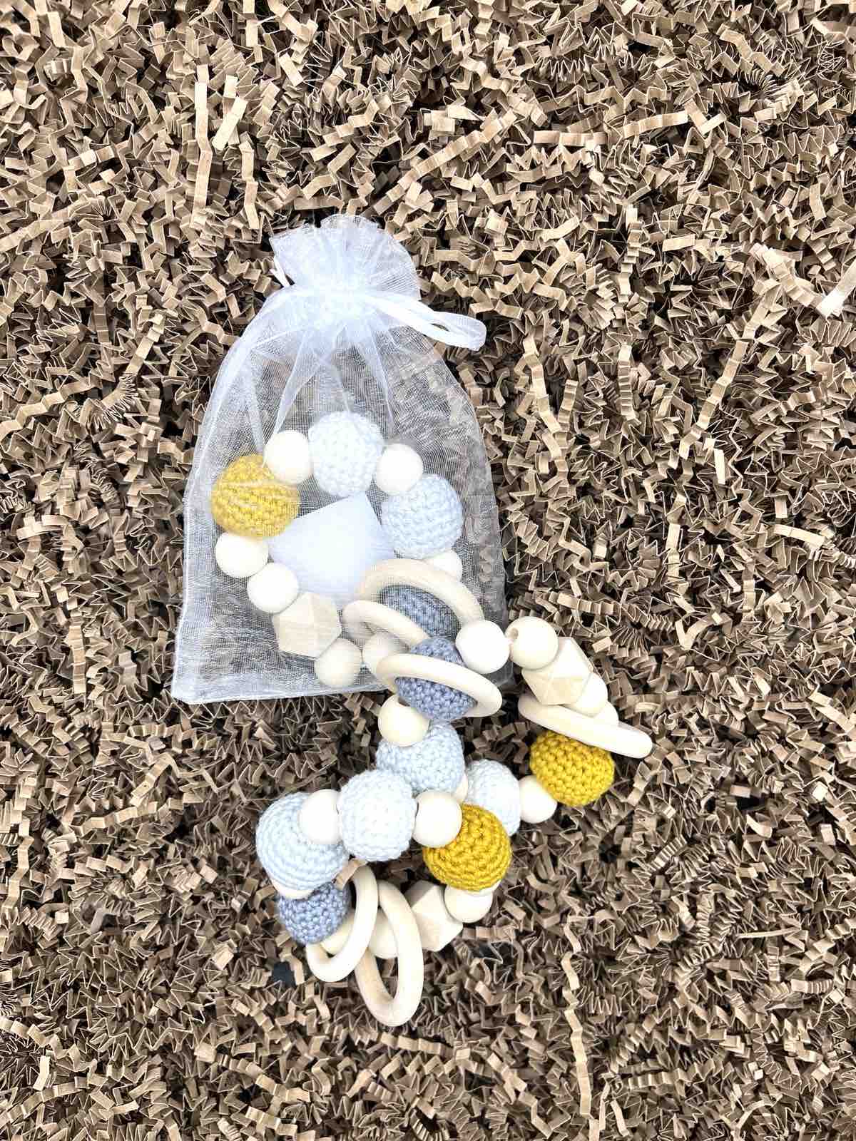Ξύλινη Κουδουνίστρα Οδοντοφυΐας Montessori Ξύλινη Κουδουνίστρα Οδοντοφυΐας Montessori