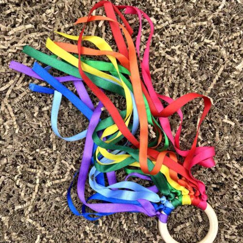 Sensory Rainbow Ribbon Ring