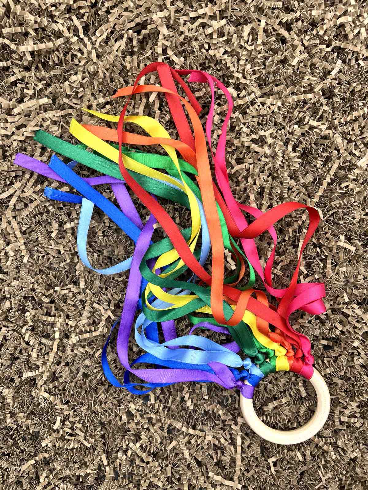 Sensory Rainbow Ribbon Ring Sensory Rainbow Ribbon Ring