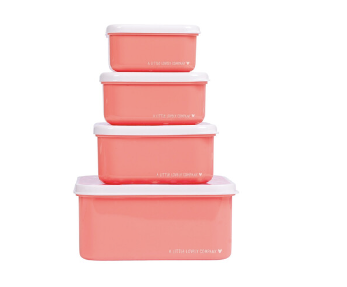 Σετ 4 δοχεία φαγητού Lunch & Snack Box - Fun Σετ 4 δοχεία φαγητού Lunch & Snack Box - Fun